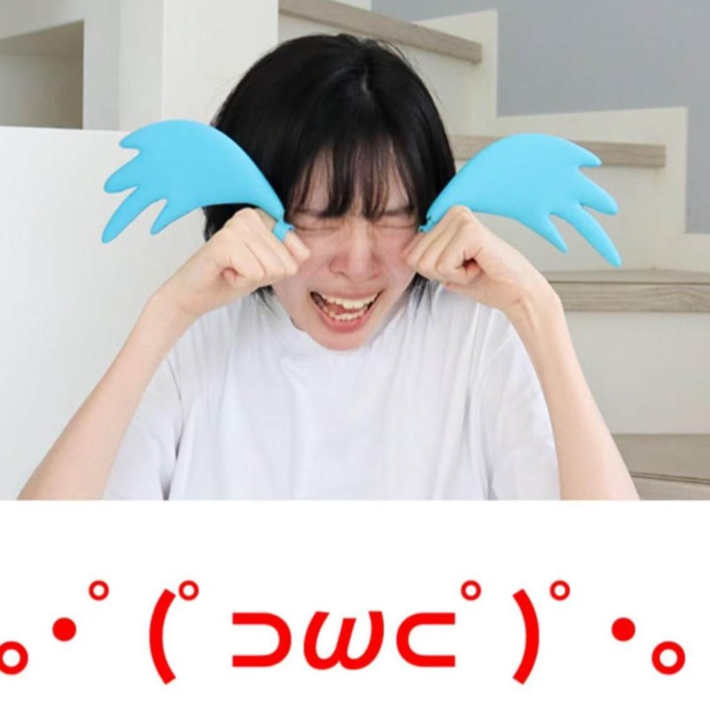 Prank Toys - แหวนนิ้วมือรูปน้ำตาพิมพ์ลาย ของเล่นมือปลอมร้องไห้สุดฮา ของประกอบฉากถ่ายรูปแนวสร้างสรรค์ ของเล่นแกล้งเพื่อน ของขวัญฮาโลวีน