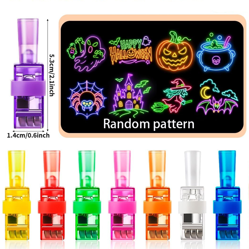 ไฟนิ้ว LED สำหรับฮาโลวีน 4/40  - Glow In The Dark Party Glasses บทวิจารณ์และราคา