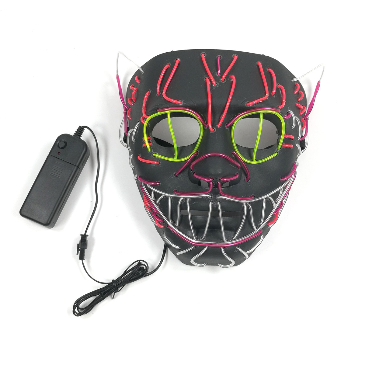 หน้ากากสวมศีรษะ seluruh wajah  - Led Purge Mask Halloween บทวิจารณ์และราคา