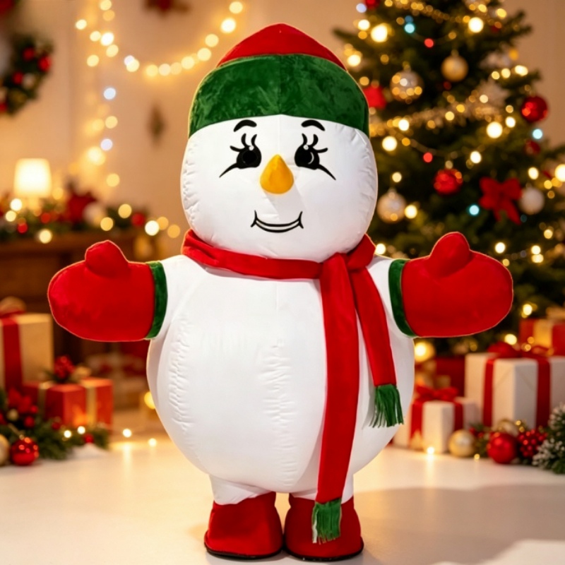 ชุดมาสคอตตุ๊กตาหิมะเป่าลมสำหรั - Costumes บทวิจารณ์และราคา