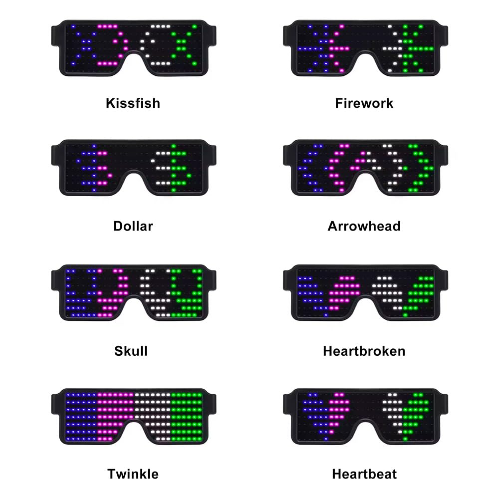 แว่นตา LED เรืองแสง แว่นตาปาร์ - Glow In The Dark Party Glasses บทวิจารณ์และราคา