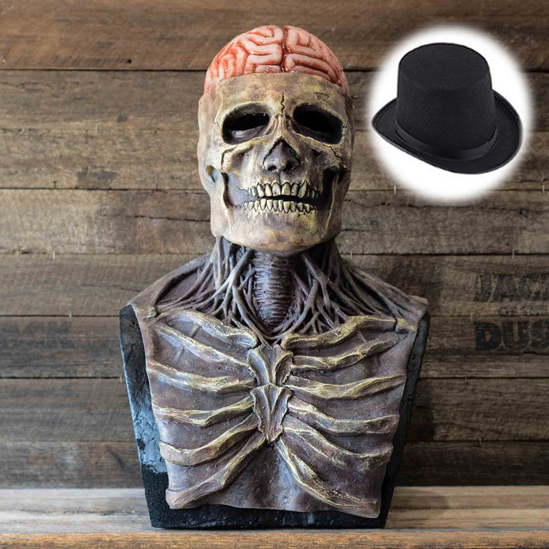 น่าขนลุกสมองโครงกระดูกหน้ากากก - Led Purge Mask Halloween บทวิจารณ์และราคา