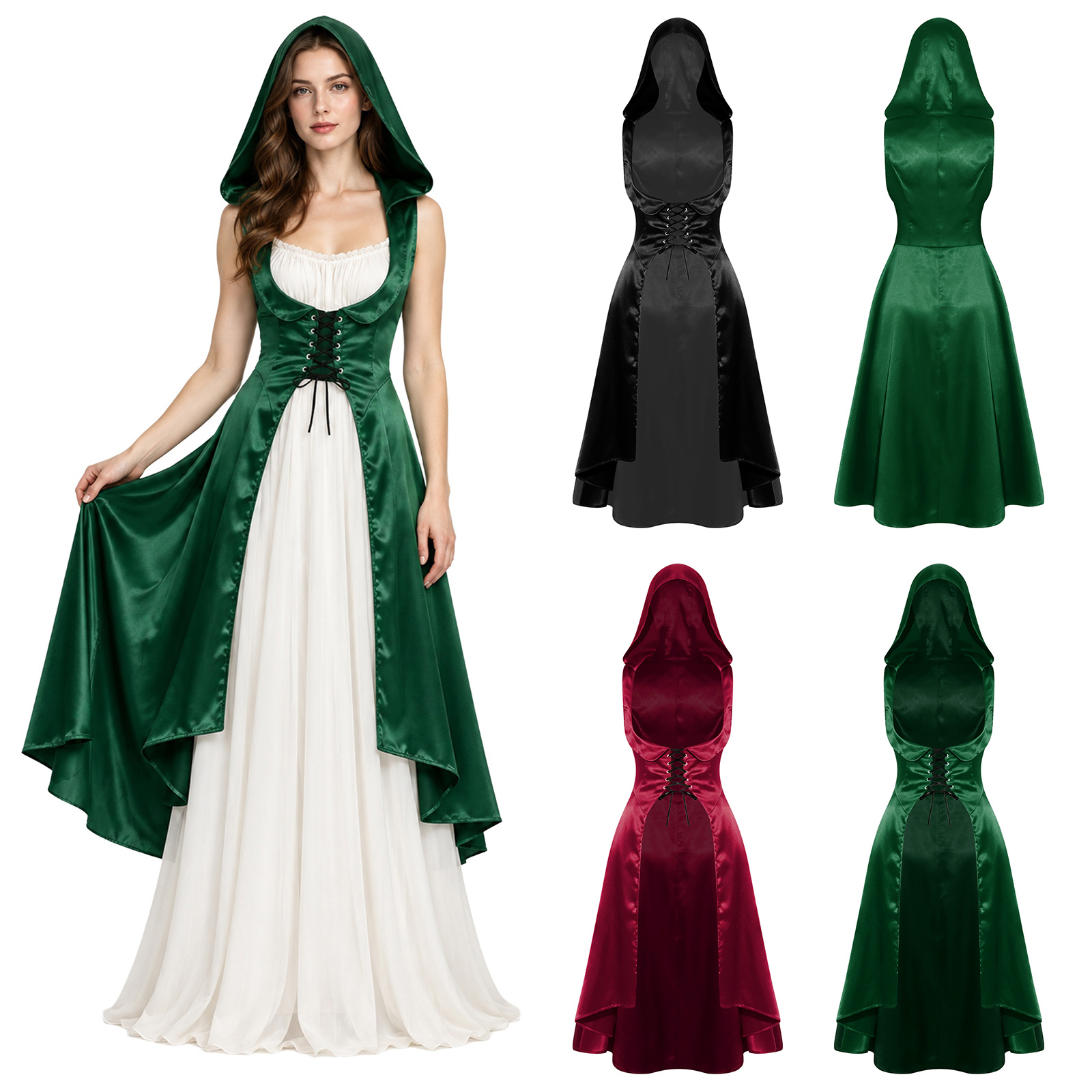 ชุดแฟนซียุคเรอเนซองส์สำหรับผู้ - Medieval Renaissance Dress Women บทวิจารณ์และราคา
